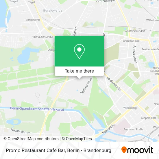 Promo Restaurant Cafe Bar map