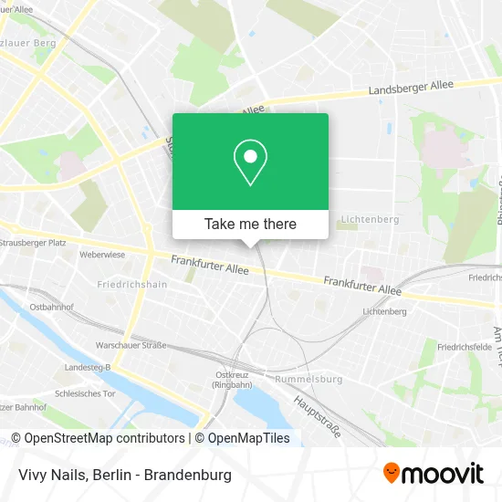 Vivy Nails map