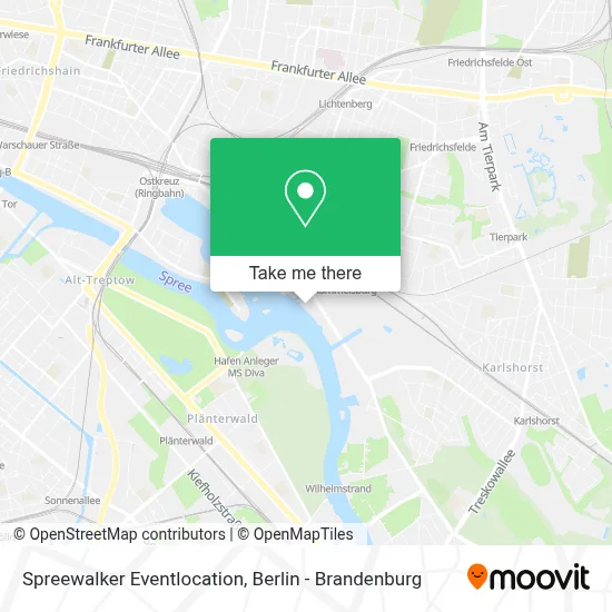 Spreewalker Eventlocation map