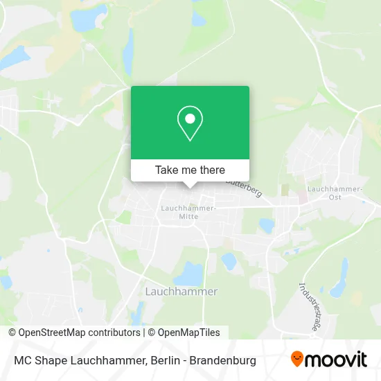 MC Shape Lauchhammer map