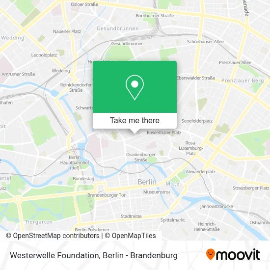 Westerwelle Foundation map