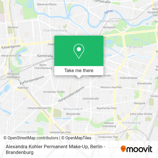 Alexandra Kohler Permanent Make-Up map