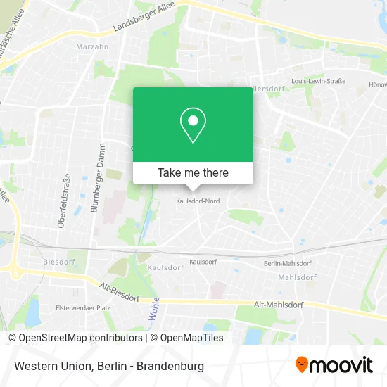 Western Union map