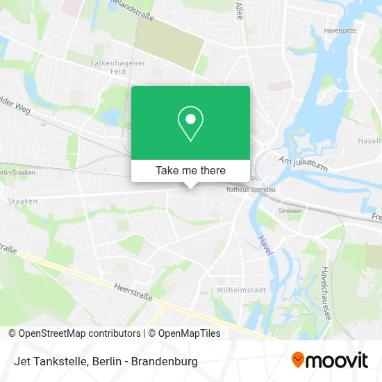 Jet Tankstelle map