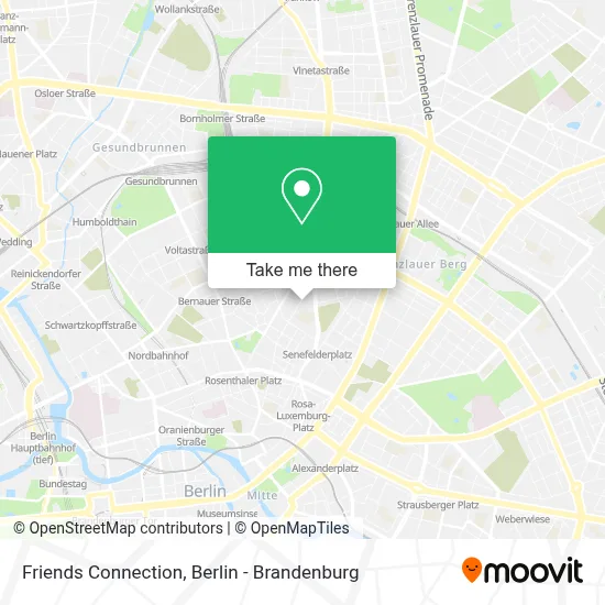 Friends Connection map