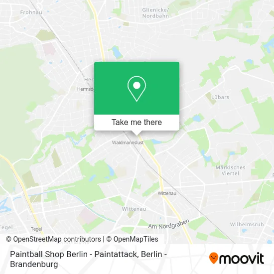 Paintball Shop Berlin - Paintattack map