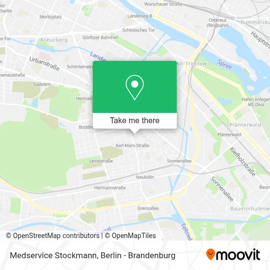 Medservice Stockmann map