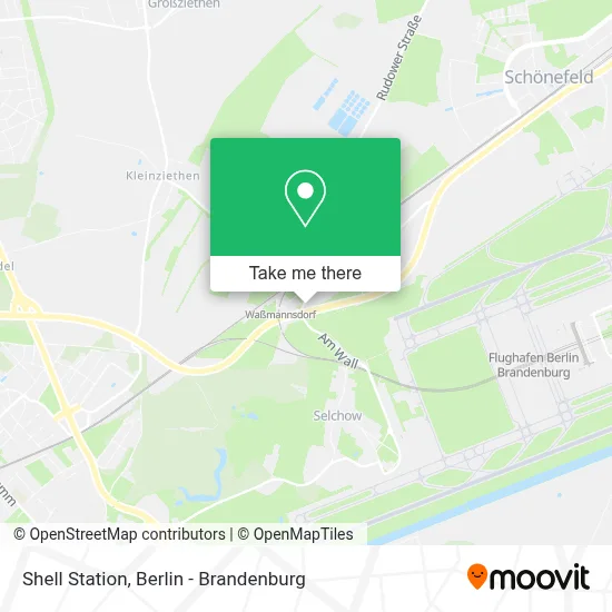 Shell Station map