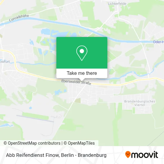 Abb Reifendienst Finow map
