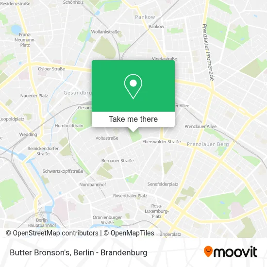 Butter Bronson's map
