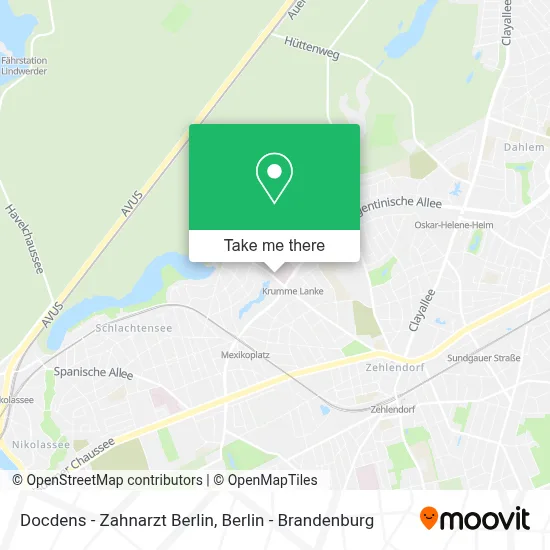 Docdens - Zahnarzt Berlin map