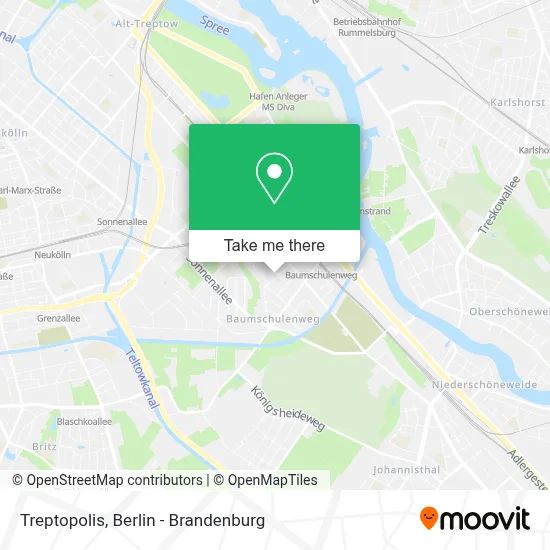 Treptopolis map