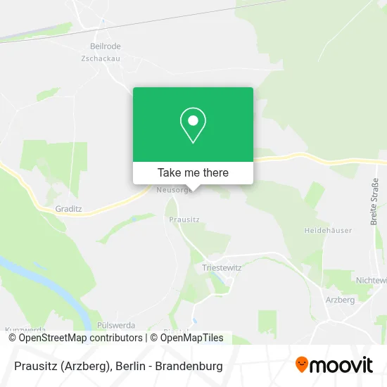 Prausitz (Arzberg) map