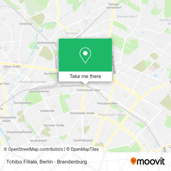 Tchibo Filiale map