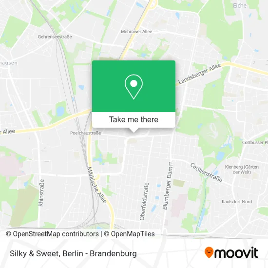 Silky & Sweet map