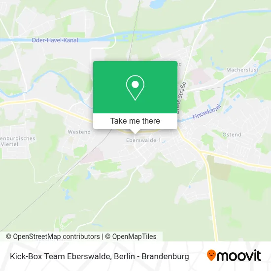 Kick-Box Team Eberswalde map