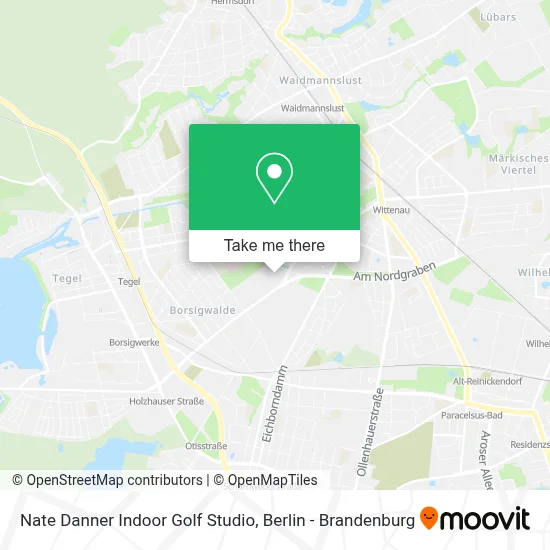 Nate Danner Indoor Golf Studio map