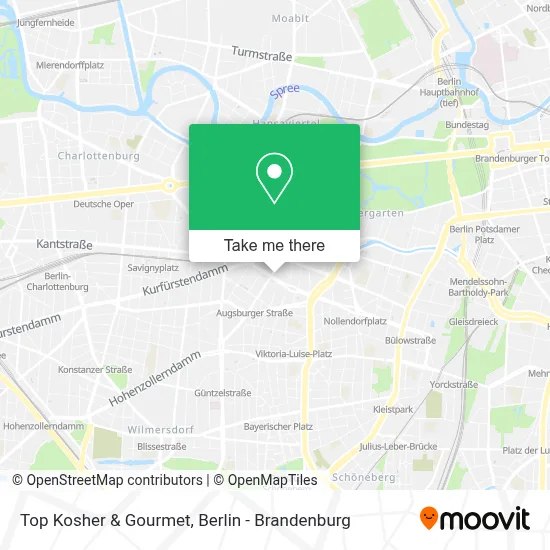 Top Kosher & Gourmet map