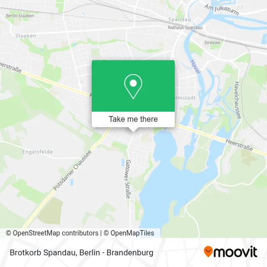 Brotkorb Spandau map