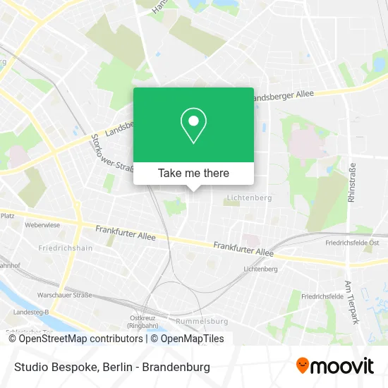 Studio Bespoke map