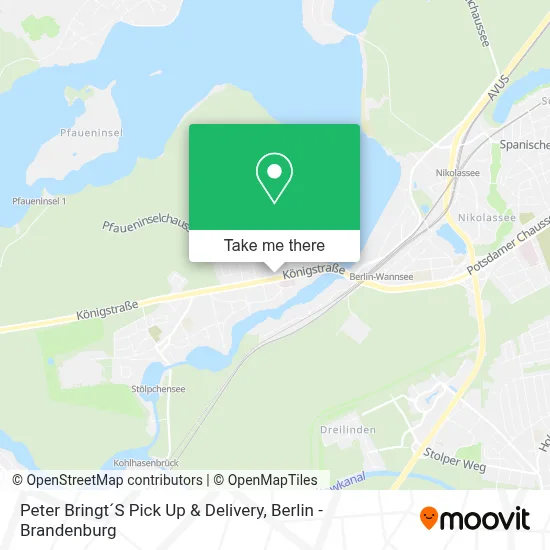 Peter Bringt´S Pick Up & Delivery map