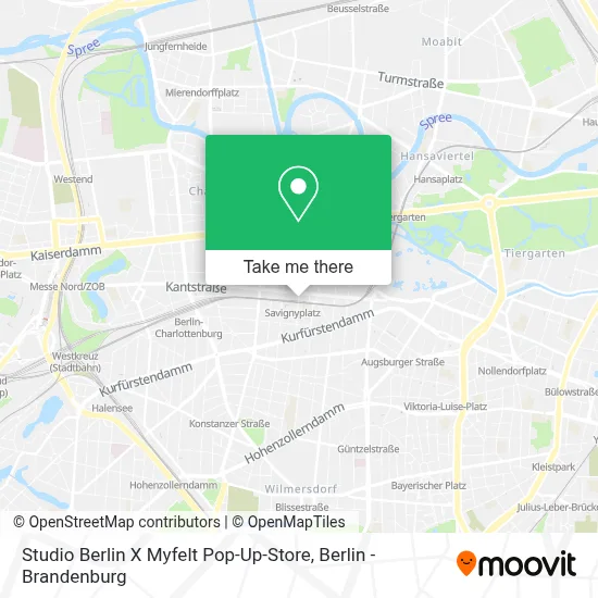 Studio Berlin X Myfelt Pop-Up-Store map