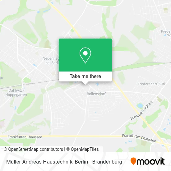 Müller Andreas Haustechnik map