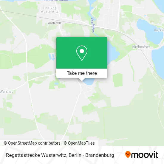 Regattastrecke Wusterwitz map