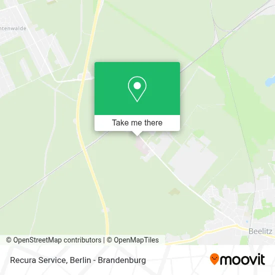 Recura Service map