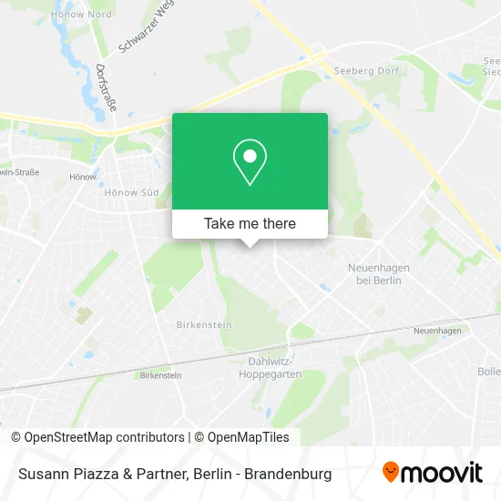 Susann Piazza & Partner map