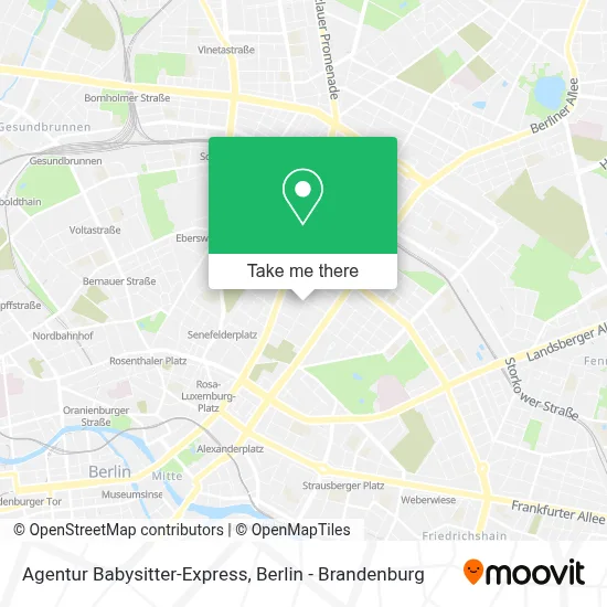 Agentur Babysitter-Express map