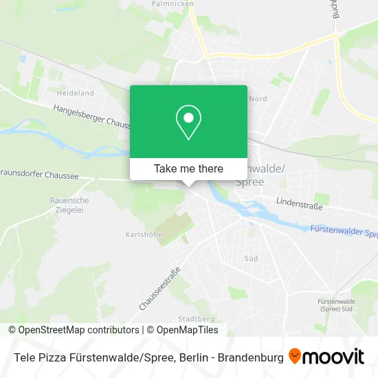 Tele Pizza Fürstenwalde/Spree map
