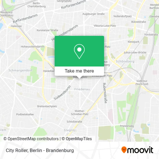 City Roller map