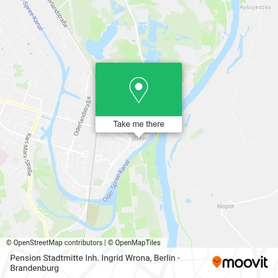 Pension Stadtmitte Inh. Ingrid Wrona map
