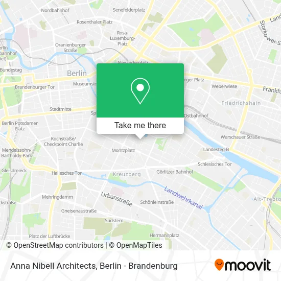 Anna Nibell Architects map