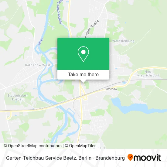 Garten-Teichbau Service Beetz map