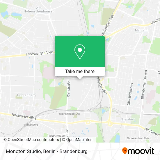 Monoton Studio map