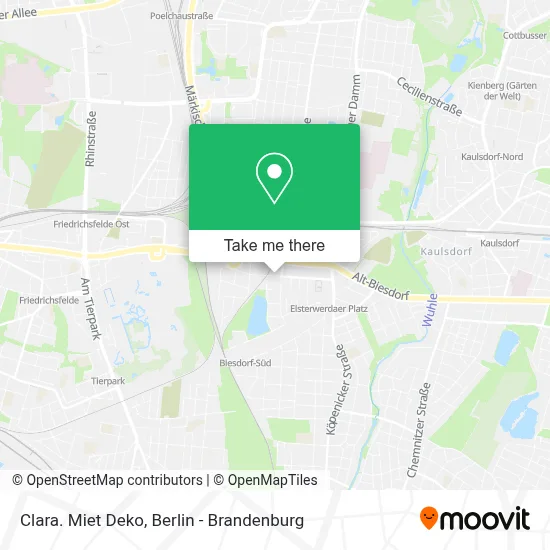 Clara. Miet Deko map