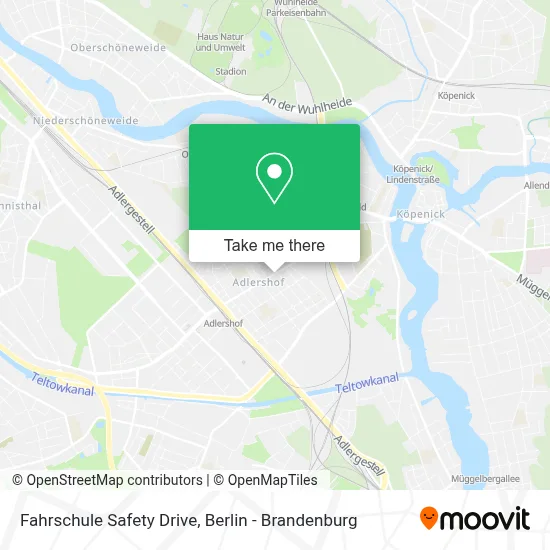 Fahrschule Safety Drive map