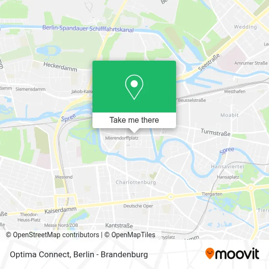 Optima Connect map