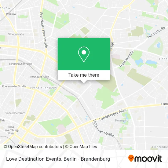 Love Destination Events map