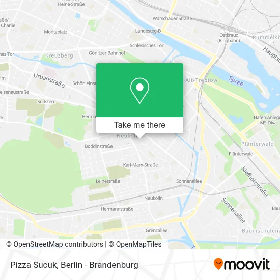Pizza Sucuk map