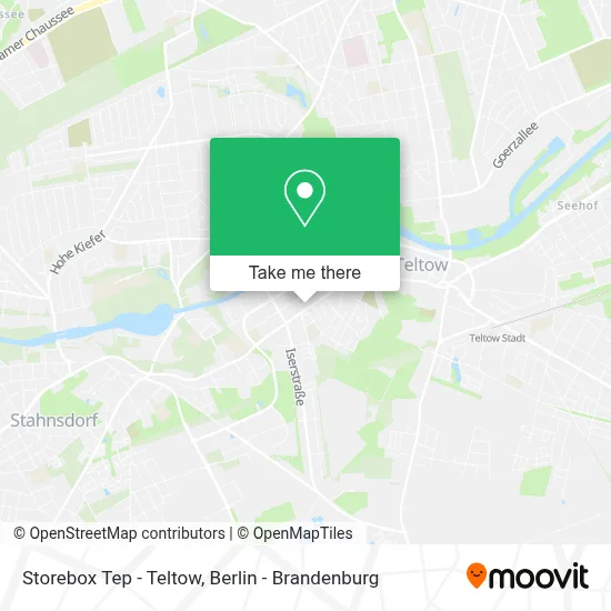 Storebox Tep - Teltow map