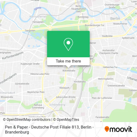 Pen & Paper - Deutsche Post Filiale 813 map