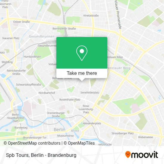 Spb Tours map