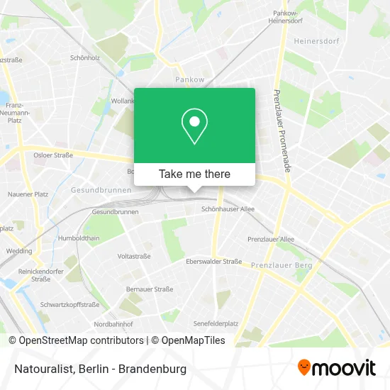 Natouralist map
