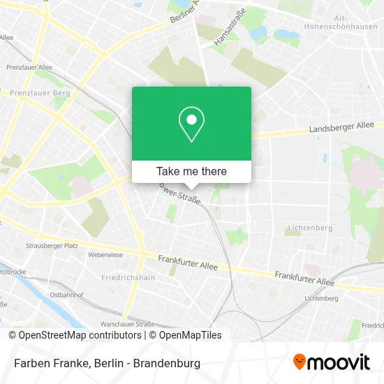Farben Franke map