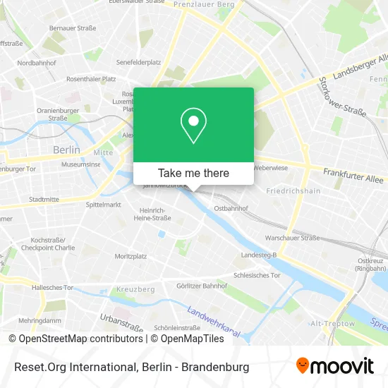 Reset.Org International map