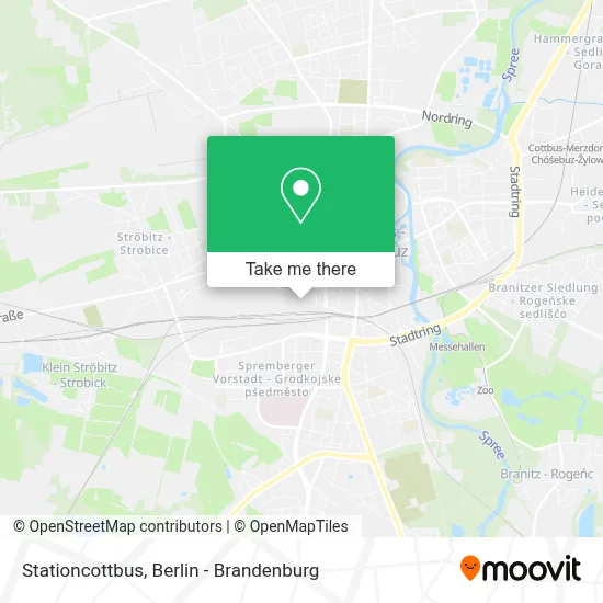 Stationcottbus map