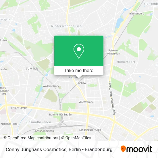 Conny Junghans Cosmetics map
